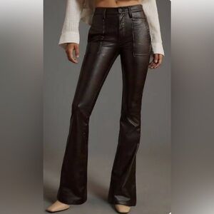 Hudson Barbara High-Rise Faux Leather Bootcut